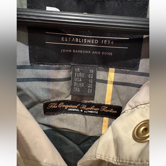 Barbour Anise Quilted utility Jacket - size 14 - Picture 10 of 10